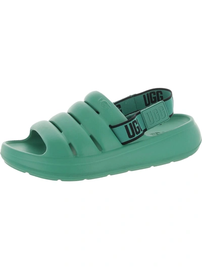 Shop Ugg Sport Yeah Mens Slip On Mules Slide Sandals In Green