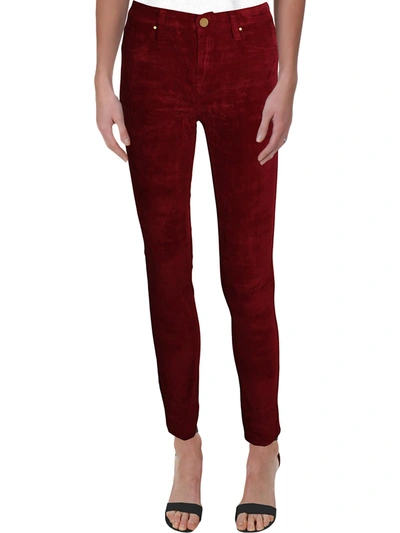 Shop Blanknyc Juke Box Womens Corduroy High Rise Skinny Pants In Red
