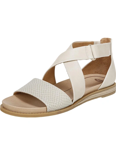 Shop Dr. Scholl's Koa Womens Ankle Open Toe Footbed Sandals In White
