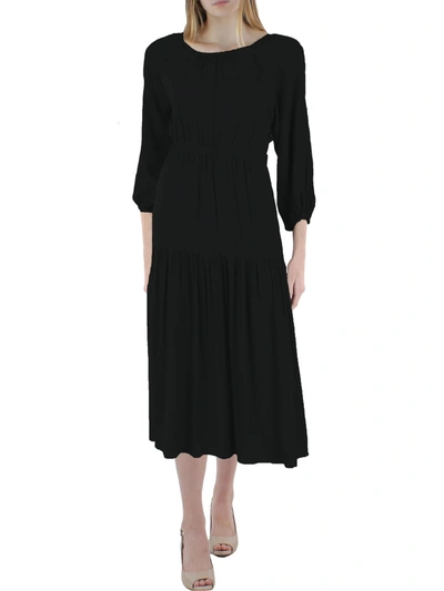 Shop Astr Womens Cut-out Long Maxi Dress In Black