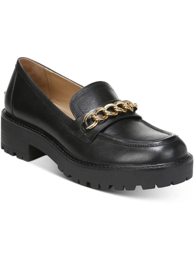 Shop Sam Edelman Taelor Womens Chain Penny Loafers In Black