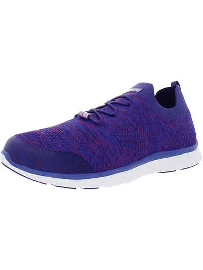 Shop Vevo Active Steffi Womens Knit Fitness Slip-on Sneakers In Multi