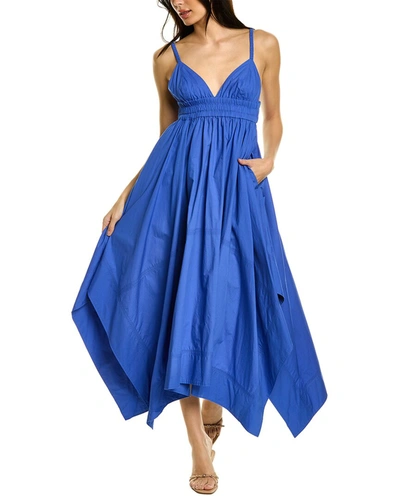 Shop A.l.c A. L.c. Rosie Midi Dress In Blue