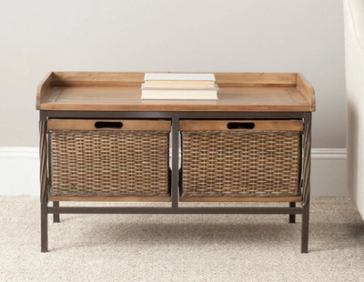 Safavieh Noah 2 Drawer Wooden Storage Bench