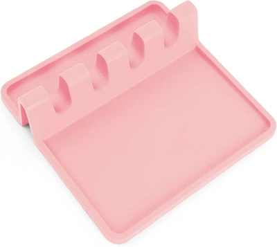 Zulay Kitchen Silicone Utensil Rest With Drip Pad For Multiple Utensils In Multi