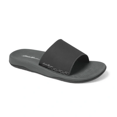 Shop Eddie Bauer Men's Break Point Slide Sandals In Black