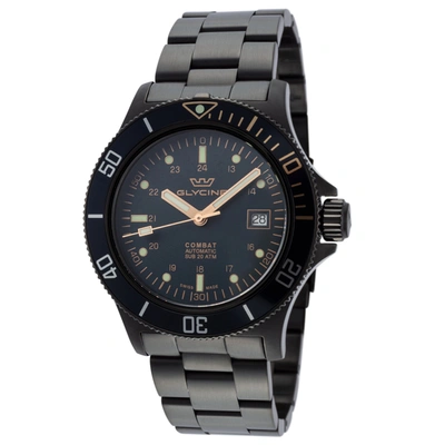 Shop Glycine Men's Combat Sub 42 42mm Automatic Watch In Black