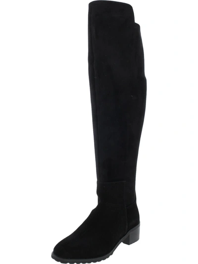 Shop Blondo Sierra Womens Faux Suede Tall Knee-high Boots In Black