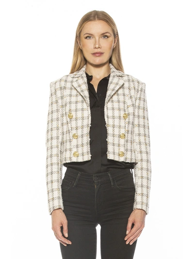Alexia Admor Jesse Cropped Blazer In Multi