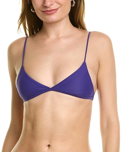 Shop Tropic Of C Ischia Bikini Top In Blue