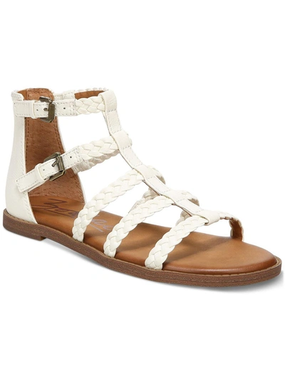 Shop Zodiac Camelia Womens Braided Faux Leather Gladiator Sandals In Multi