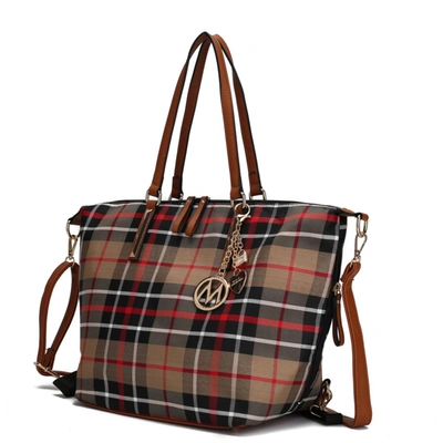 Mkf Collection By Mia K Layla Tote And Backpack For Women Multicomparment In Multi