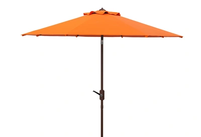 Safavieh Uv Resistant Ortega 9 Ft Auto Tilt Crank Umbrella