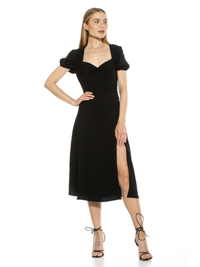 Shop Alexia Admor Gracie Midi Dress In Black