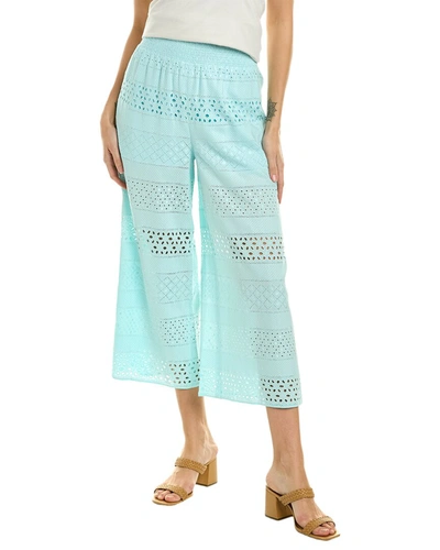 Shop Alice And Olivia Russell High-waist Pant In Blue