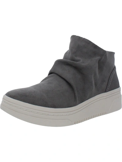 Shop Dr. Scholl's Shoes Energy Womens Microfber Embossed Casual And Fashion Sneakers In Grey