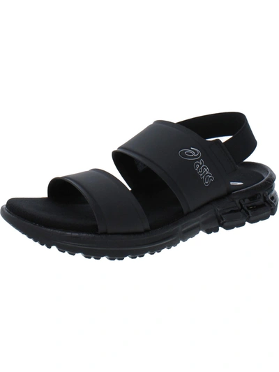 Shop Asics Gel-quanum0 Sd Fo Womens Lifestyle Slip On Slingback Sandals In Black