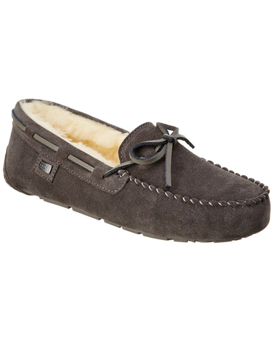 Shop Australia Luxe Collective Prost Suede Moccasin In Grey