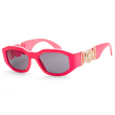 Shop Versace Men's 53mm Sunglasses In Red