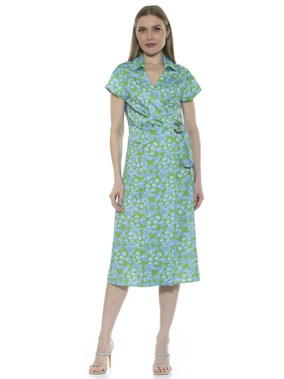 Shop Alexia Admor Paris Belt Details Dress In Green