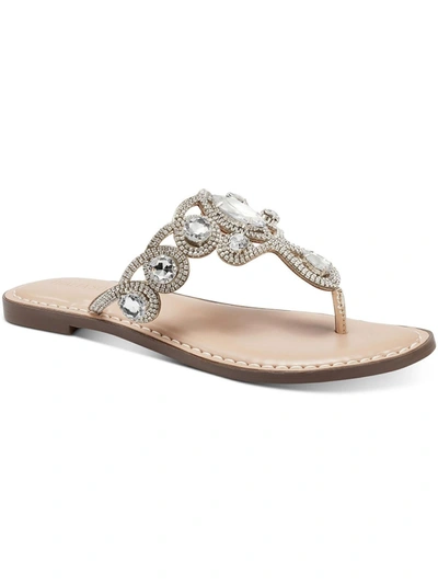 Shop Thalia Sodi Willa Womens Slip On Dressy Slide Sandals In Multi
