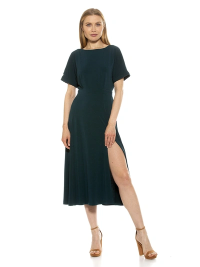 Shop Alexia Admor Lana Midi Dress In Blue