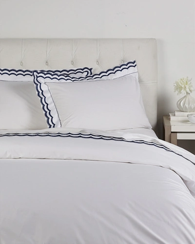 Maurizio Italy Double Scallop Duvet Set