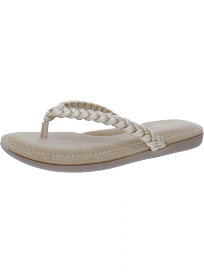 Cliffs By White Mountain Freedom  Womens Braided Slip On Thong Sandals In Multi