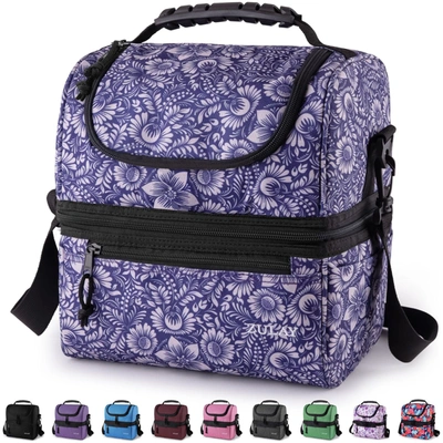 Zulay Kitchen Insulated Tote Lunch Bag Women With Soft Padded Handles