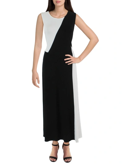 Shop Karen Kane Womens Sleeveless Long Maxi Dress In Multi