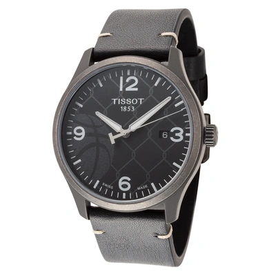 Shop Tissot Men's 42mm Quartz Watch In Black