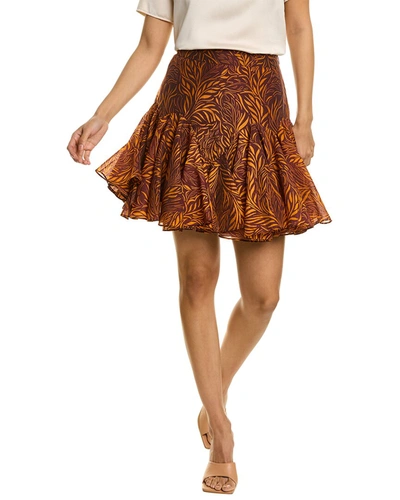 Shop Ted Baker Stacey Mini Skirt In Orange