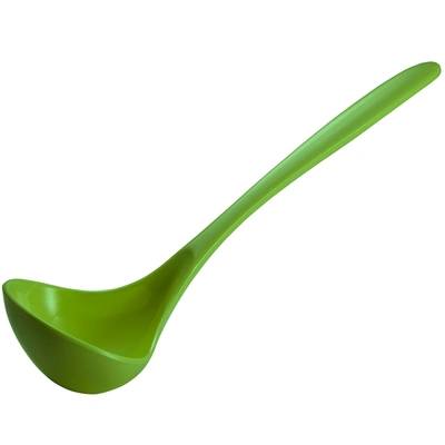Gourmac 11.25-inch Melamine Soup Ladle In Green