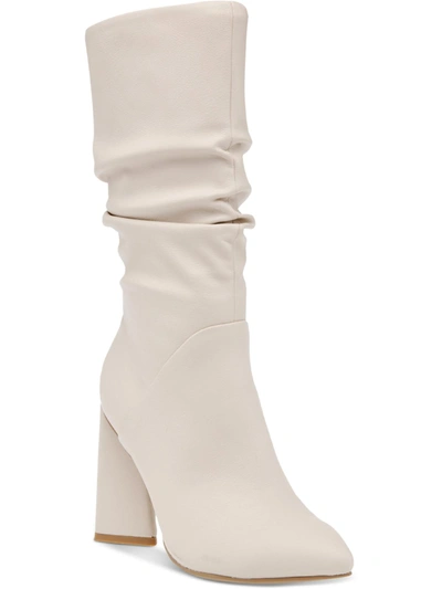 Shop Dolce Vita Womens Leather High Heel Mid-calf Boots In Multi