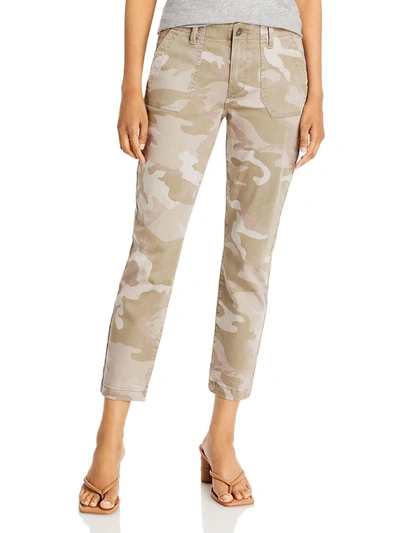Shop Paige Mayslie Womens Camouflage Casual Ankle Jeans In Multi