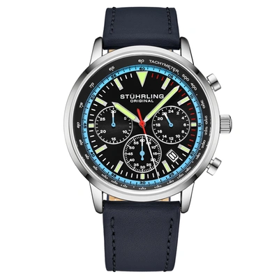 Shop Stuhrling Original 3986l Quartz 44mm Chronograph In Multi