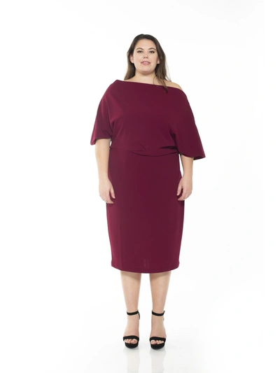 Shop Alexia Admor Olivia Dress - Plus Size In Multi