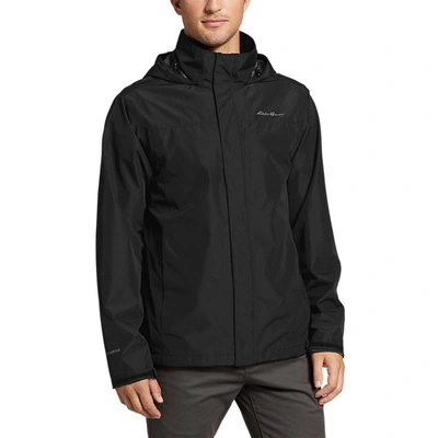 Shop Eddie Bauer Men's Packable Rainfoil Jacket In Black