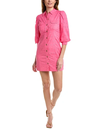 Shop Court & Rowe Vince Camuto Eyelet Shirtdress In Pink