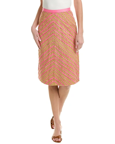 Shop Manoush Wool Skirt In Pink