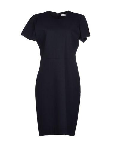 Jil Sander Short Dress In Dark Blue | ModeSens