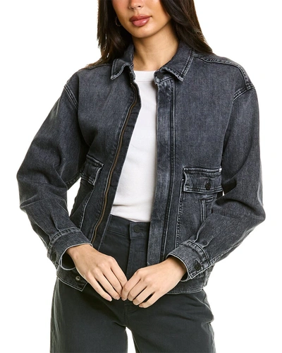 Shop Mother The Springy Patch Drifter Jacket In Blue