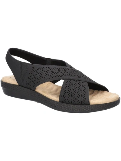 Shop Easy Street Claudia Womens Slip On Open Toe Slingback Sandals In Multi