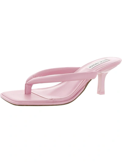 Shop Steve Madden Womens Synthetic Kitten Heel Kitten Heels In Pink