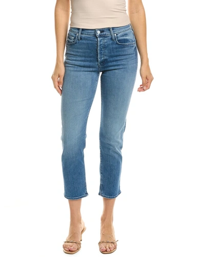 Shop Mother The Tomcat Oui Oui Straight Jean In Blue