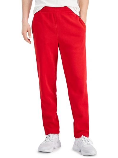 Shop Ideology Mens Fleece Jogger Sweatpants In Red