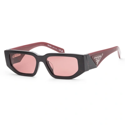 Shop Prada Men's 55mm Sunglasses In Pink