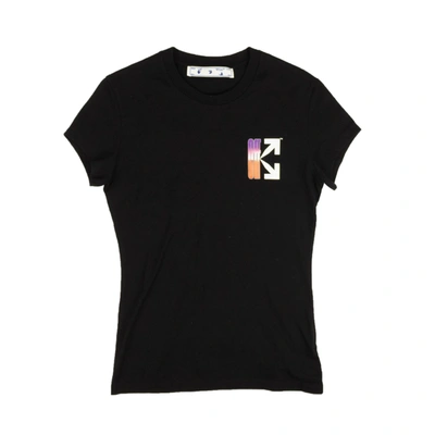 Shop Off-white Black Gradient Carryover T-shirt