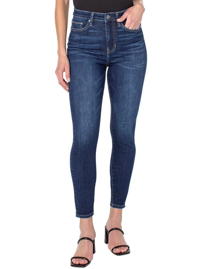 Shop Earnest Sewn Womens Denim Medium Wash Skinny Jeans In Multi