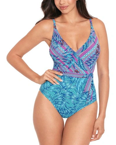 Shop Skinny Dippers Mojito Kiss Kiss One-piece In Multi